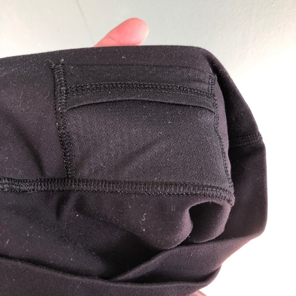 Lululemon Astro Flare Yoga Pants Solid Black Sz 6 - Picture 5 of 6